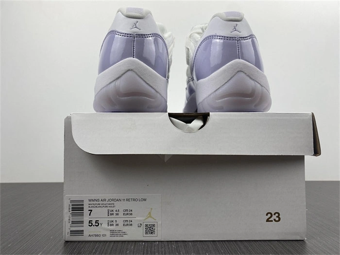 Jordan 11 Retro Low Pure Violet AH 7860- Unique 4109