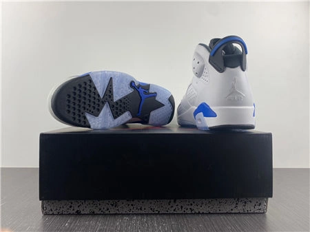 Jordan 6 Retro Sport Blue  384664- Stylish 4028