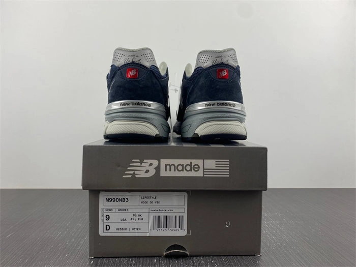 New Balance 990v3 MiUSA Navy Denim M990NB QuickDry 5842