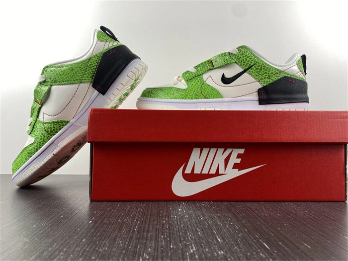 Nike Dunk Low Disrupt 2 Just Do It Snakeskin Green DV1491- Reliable 4698