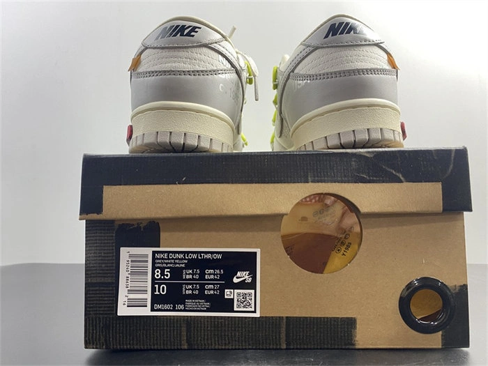 Nike Dunk Low Off-White Lot 8 DM1602- DailyWear 5067
