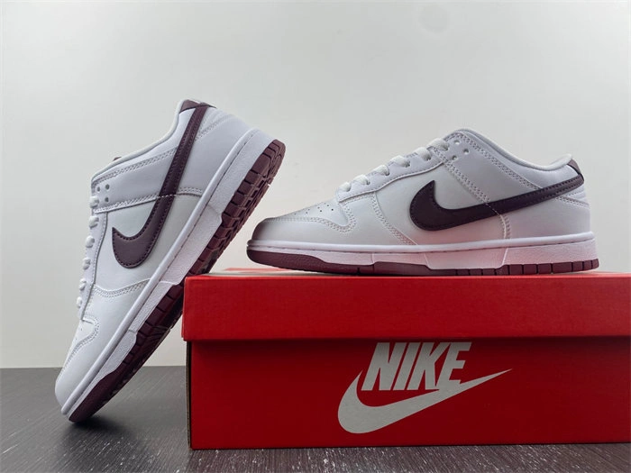 Contemporary Nike Dunk Low Retro White Night Maroon dv0831- 4600