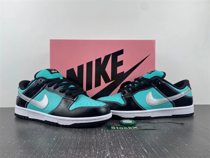 nike sb dunk low Di*m*nd supply co. aqua blue 304292- supportive 4650